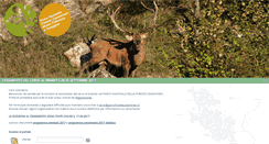 Desktop Screenshot of cervo.parcoforestecasentinesi.it